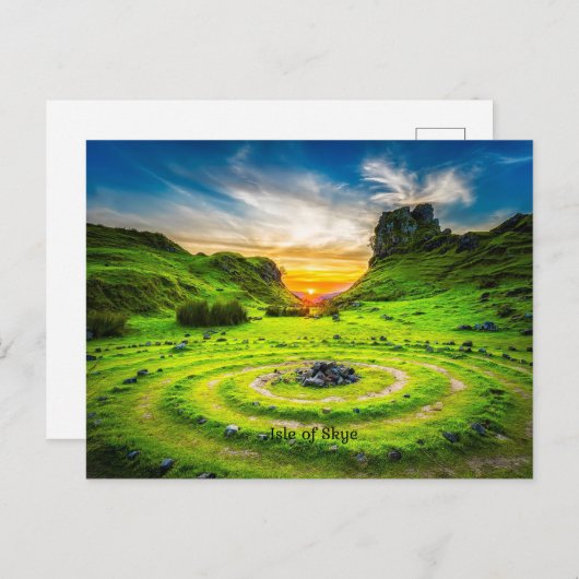 eiland Skye, Schotland, Briefkaart (Voorkant / Achterkant)