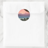 eiland Skye, Schotland gelabeld Ronde Sticker (Tas)