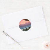 eiland Skye, Schotland gelabeld Ronde Sticker (Envelop)