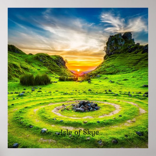 eiland Skye, Schotland, Poster (Voorkant)