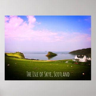 Eiland Skye, Schotland, prachtig poster