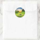 Eiland Skye, Schotland, Ronde Sticker (Tas)