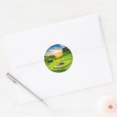 Eiland Skye, Schotland, Ronde Sticker (Envelop)