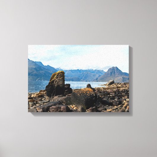 Eiland Skye - Schotland, VK Canvas Afdruk (Voorkant)
