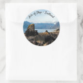 Eiland Skye - Schotland, VK Ronde Sticker (Tas)