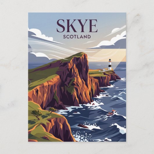 Eiland Skye VK Briefkaart (Voorkant)