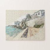 eiland Spetses, Griekenland Legpuzzel (Horizontaal)