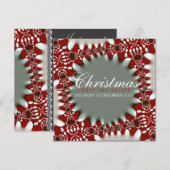 Eiland Stam Kerst Uitnodigingen (Voorkant / Achterkant)