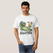 EILAND TIJD T-SHIRT (Voorkant volledig)