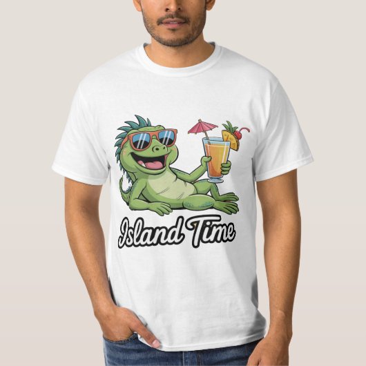 EILAND TIJD T-SHIRT (Voorkant)