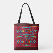 Eiland Tribale Whimsy Tote Tas (Achterkant)