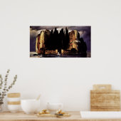 Eiland van de doden door Arnold Bocklin Poster (Keuken)