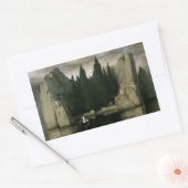 Eiland van de Doden van Arnold Bocklin, Symbolisme Rechthoekige Sticker (Envelop)