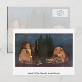 Eiland van de dood door Arnold Bocklin Briefkaart (Voorkant / Achterkant)