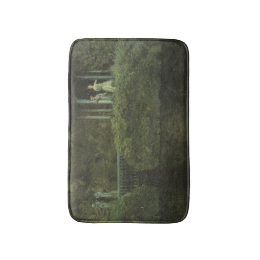 Eiland van de Liefde (door Konstantin Somov) Badmat (Voorkant Verticaal)