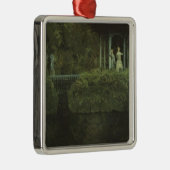 Eiland van de Liefde (door Konstantin Somov) Metalen Ornament (Rechts)