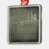 Eiland van de Liefde (door Konstantin Somov) Metalen Ornament (Links)