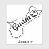 Eiland van Guam Sticker (Vel)