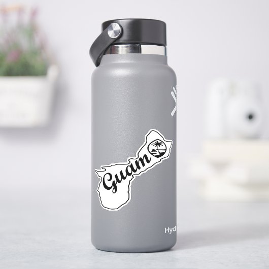 Eiland van Guam Sticker (HydroFlask)