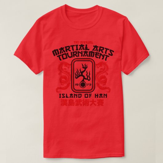 Eiland van Han Martial Arts Toernooi T-shirt (Design voorkant)