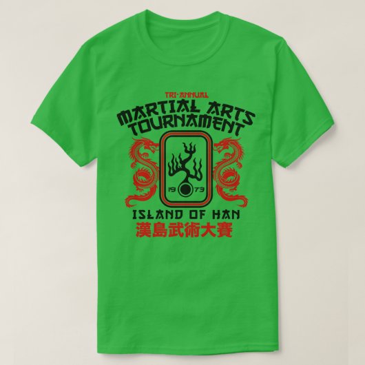 Eiland van Han Martial Arts Toernooi T-shirt (Design voorkant)