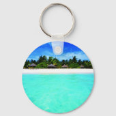eiland van het zee sleutelhanger (Voorkant)