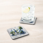 Eiland van Mykonos, Griekenland Bier Onderzetter (Rechterzijde)