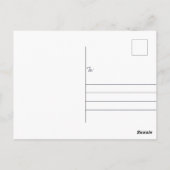 Eiland van Mykonos, Griekenland Briefkaart (Achterkant)