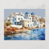 Eiland van Mykonos, Griekenland Briefkaart (Voorkant)