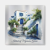 Eiland van Mykonos, Griekenland Magneet (Voorkant)
