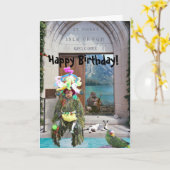 Eiland van Pret, Gelukkige Verjaardag! Kaart (Gele Bloem)