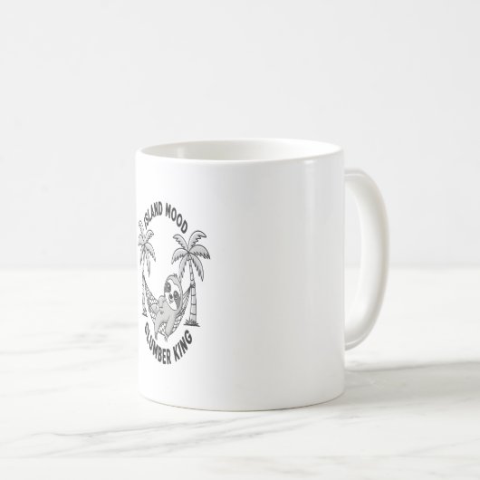 eiland van Sloth Koffiemok (Voorkant rechts)