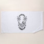 eiland van Sloth Strandlaken (Voorkant)