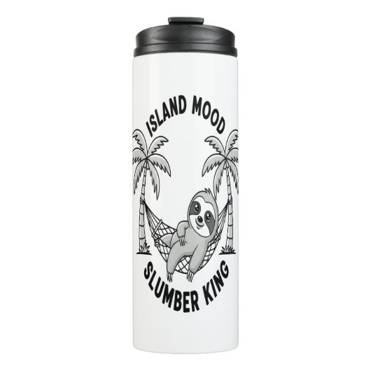 eiland van Sloth Thermosbeker (Voorkant)