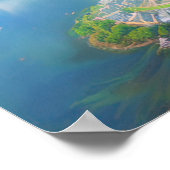 Eiland verloren in Time Poster (Hoek)