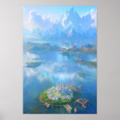 Eiland verloren in Time Poster (Voorkant)