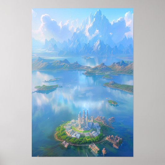 Eiland verloren in Time Poster (Voorkant)