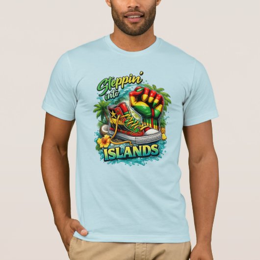 Eiland Vibe T-shirt (Voorkant)