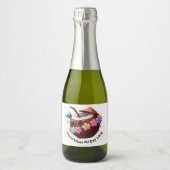 Eiland Vibes Coconut Sparkling Wijnetiket (Voorkant)
