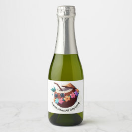 Eiland Vibes Coconut Sparkling Wijnetiket