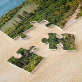 eiland Visovac in Krka NP - Kroatië Legpuzzel (Zijkant)