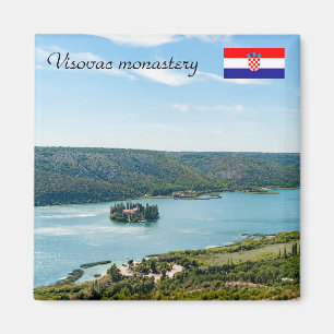 eiland Visovac in Krka NP - Kroatië Magneet