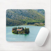 eiland Visovac in Krka NP - Kroatië Muismat (Met muis)