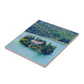 eiland Visovac in Krka NP - Kroatië Tegeltje (Zijkant)