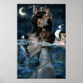Eiland Vrouw Poster (Voorkant)