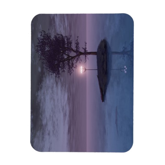 eiland Wanderers Flexible Magnet Magneet (Verticaal)