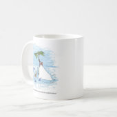 Eiland was niveau koffie mok (Voorkant links)