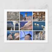 eiland Wight Briefkaart (Voorkant)