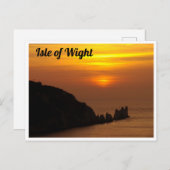 eiland Wight briefkaart (Voorkant / Achterkant)