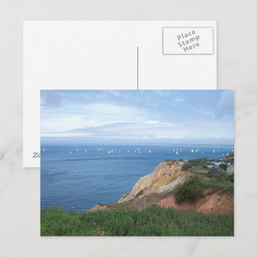 eiland Wight Briefkaart (Voorkant / Achterkant)